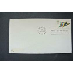 USA 12 FDC's olympische spelen onbeschreven