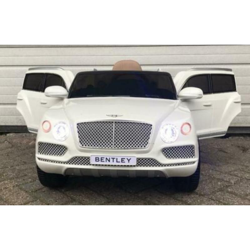 Bentley Bentayga Creme 12v Afstandsbed. / Leer / MP3/ bleuth