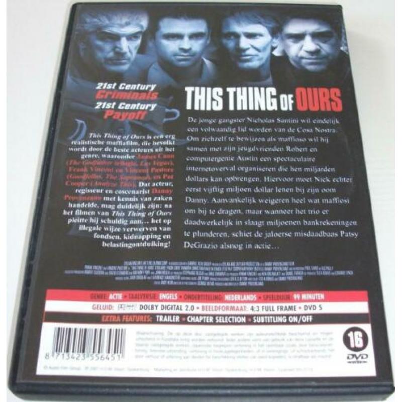 Dvd *** THIS THING OF OURS *** All deals are final