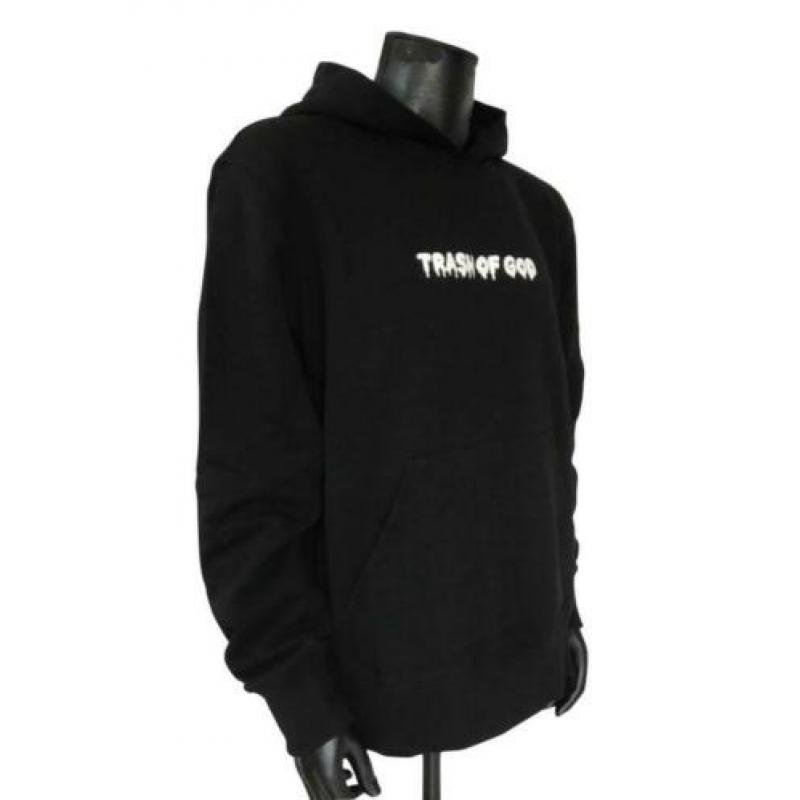 Gave Trash Of God Hoodie. Maat XL. Kleur Zwart. Supergaaf
