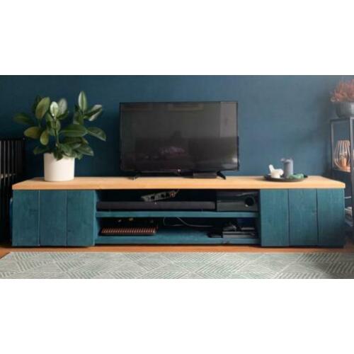 Prachtig tv-meubel van steigerhout