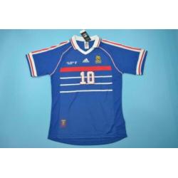 Franrkijk Retro Voetbalshirts 1998 & 2006, Henry, Zidane
