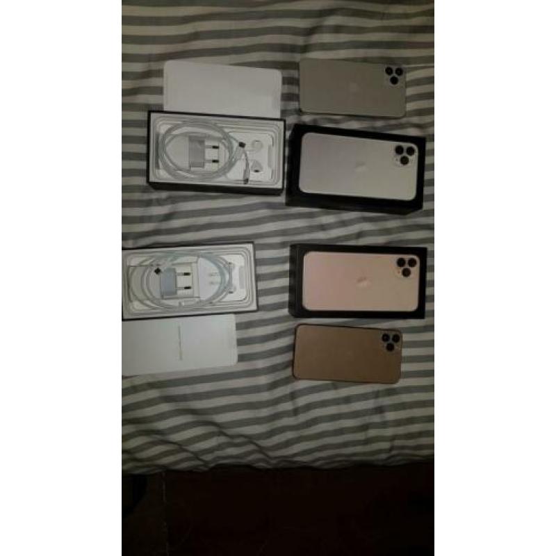 Twee iphone 11 pro max te koop