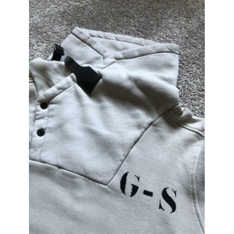 G Star RAW denim sweater/trui M gebroken wit. Géén S/L