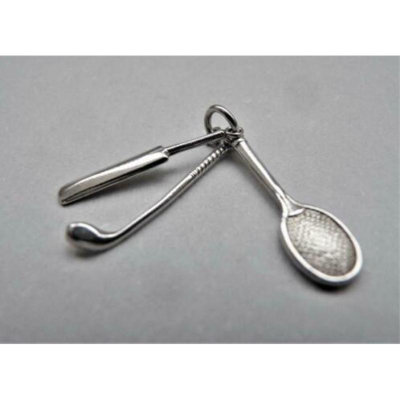 Oude bedel zilver Cricket, Tennis, Golf