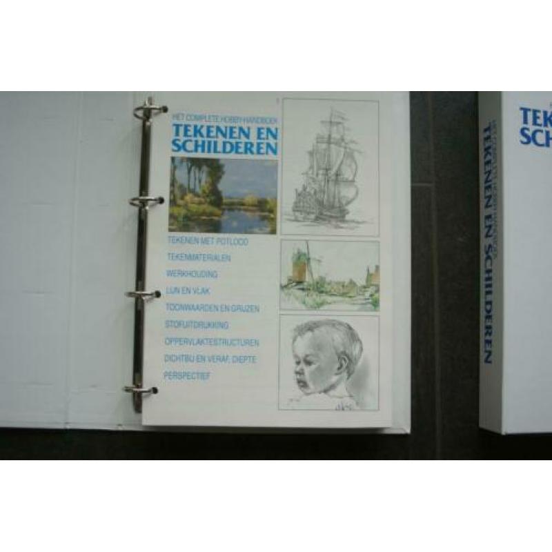 Het Complete Hobby-Handboek..TEKENEN EN SCHILDEREN (3 mappen