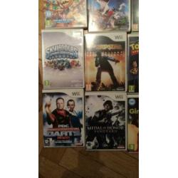 Wii spellen 7,5 euro per stuk