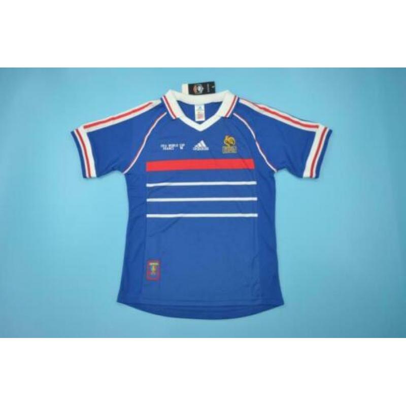 Franrkijk Retro Voetbalshirts 1998 & 2006, Henry, Zidane