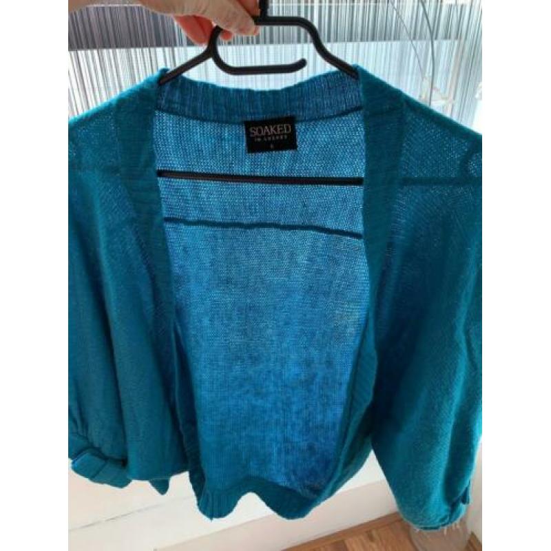 Vest blauw maat S