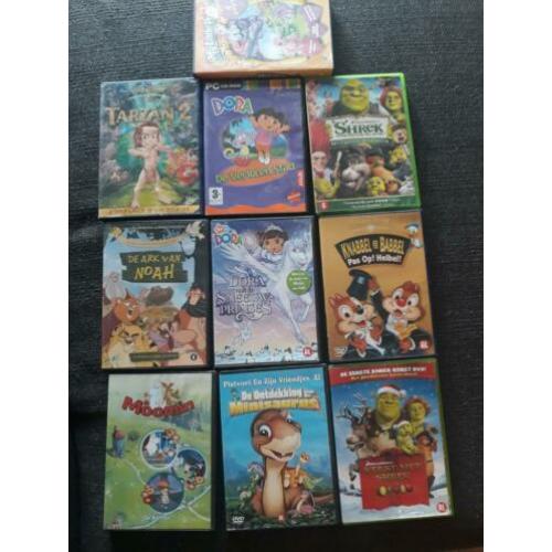 Kinder dvd's 12 stuks voor 5 euro. kleintjes alle leeftijd