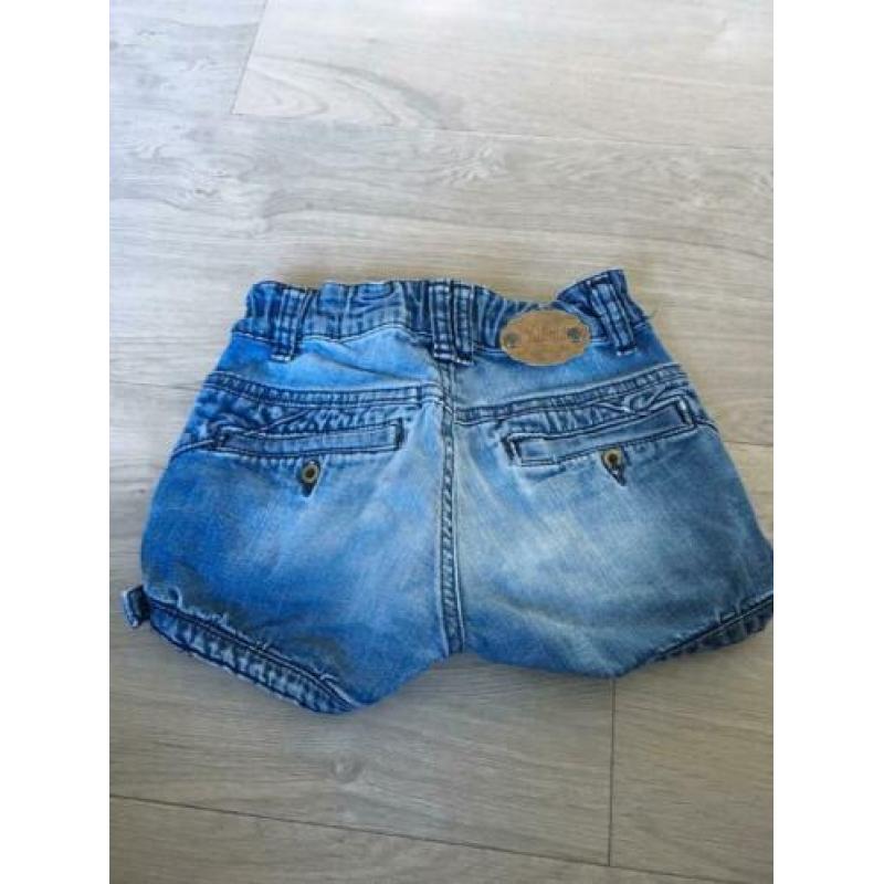 JUBEL korte spijker broek nieuwstaat mt 128 D21