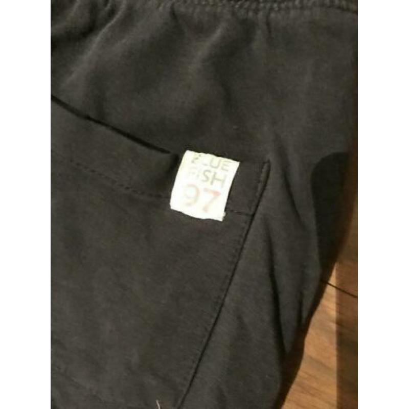 Pyjama blue fish maat 134/140