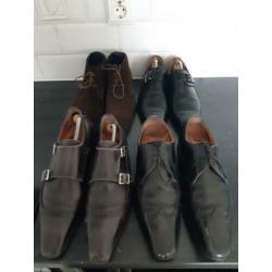 4 paar (Santoni , Magnanni, Giorgio) per Oger, maat 42