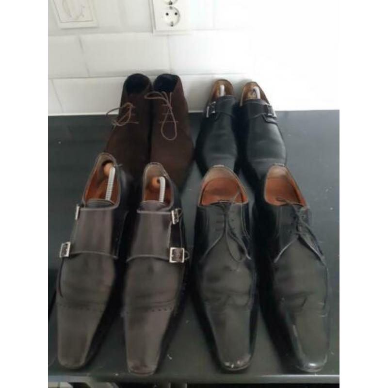 4 paar (Santoni , Magnanni, Giorgio) per Oger, maat 42