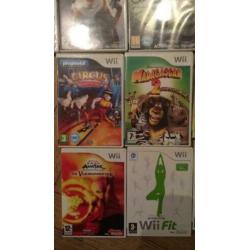 Wii spellen 7,5 euro per stuk
