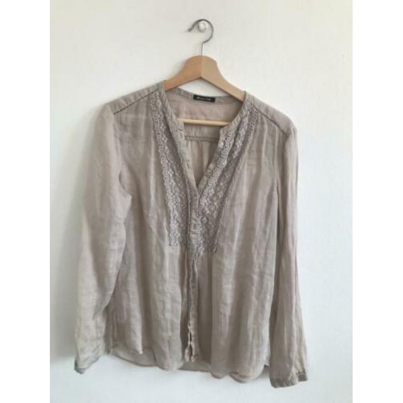 Massimo Dutti blouse oude roze