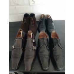 4 paar (Santoni , Magnanni, Giorgio) per Oger, maat 42