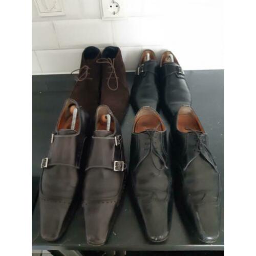 4 paar (Santoni , Magnanni, Giorgio) per Oger, maat 42