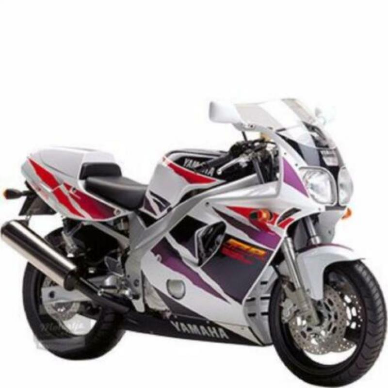 Yamaha FZR600R schetsplaat voetsteun links FZR600 step steun