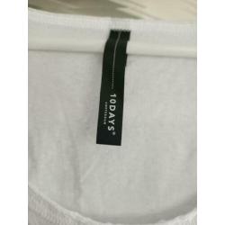 10 Days wit t-shirt nieuw maat 3