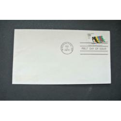 USA 12 FDC's olympische spelen onbeschreven