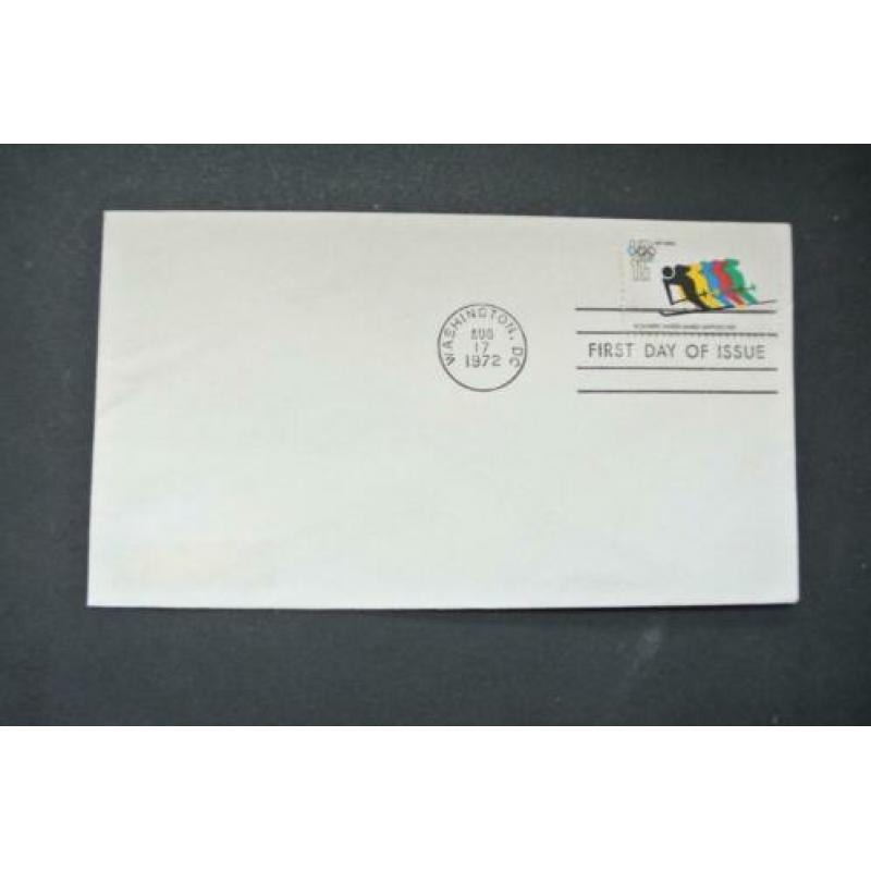 USA 12 FDC's olympische spelen onbeschreven