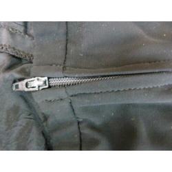Zwart wijd vallende gevoerde pantalon broek Vera Mont 44 L