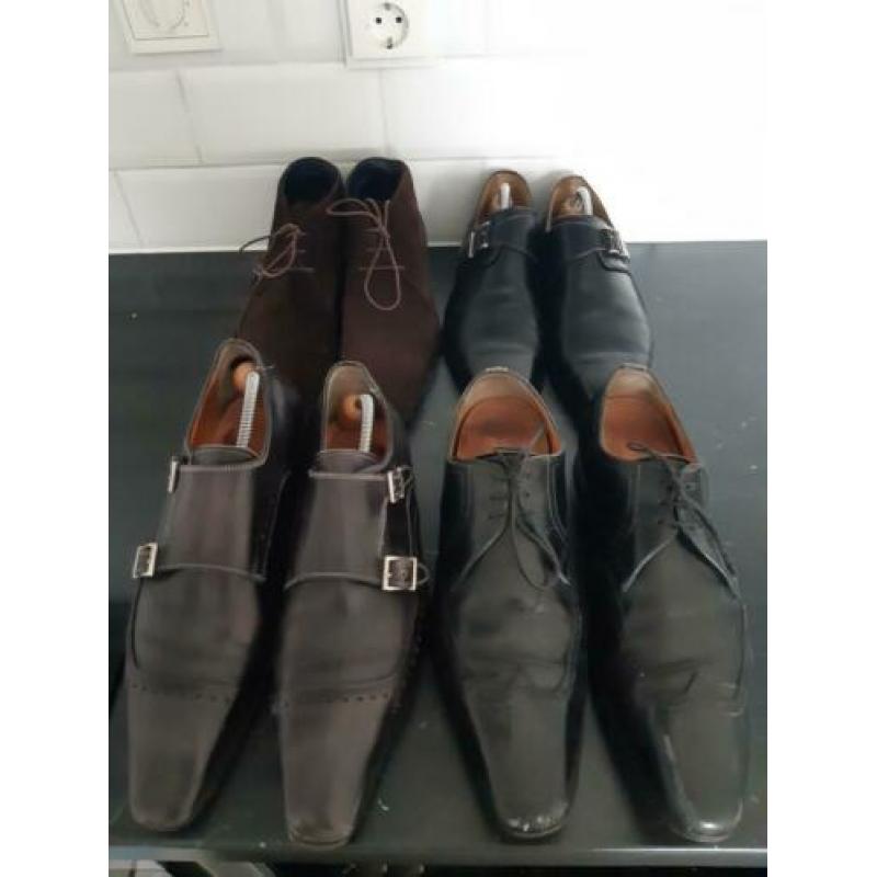 4 paar (Santoni , Magnanni, Giorgio) per Oger, maat 42