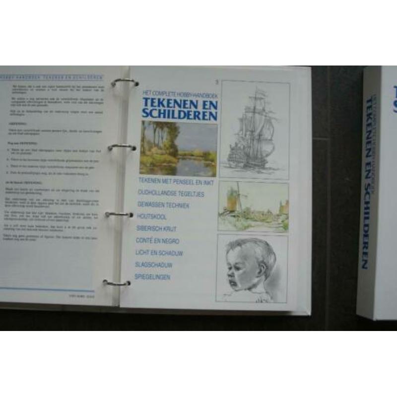 Het Complete Hobby-Handboek..TEKENEN EN SCHILDEREN (3 mappen