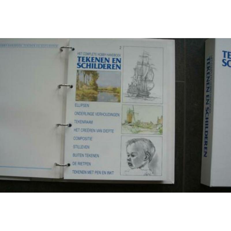 Het Complete Hobby-Handboek..TEKENEN EN SCHILDEREN (3 mappen