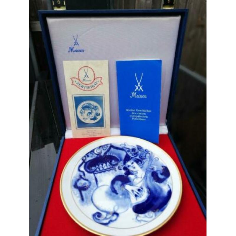 Meissen bord1982 In den Gärten der Glückseligkeit Ukki Ukley
