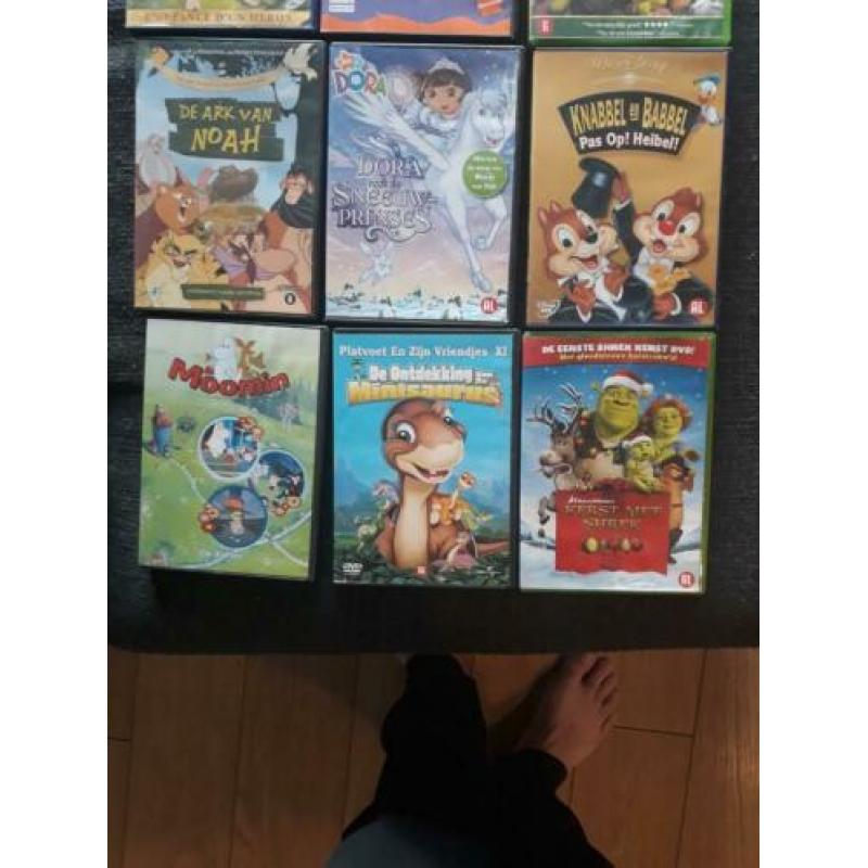 Kinder dvd's 12 stuks voor 5 euro. kleintjes alle leeftijd