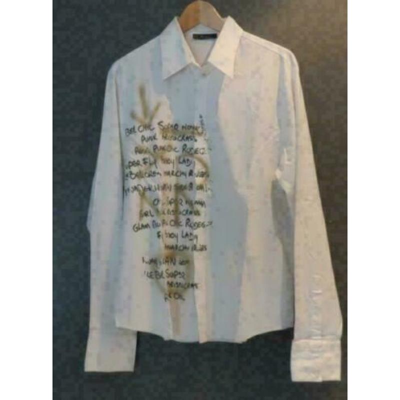Key Largo wit overhemd lange mouw maat L