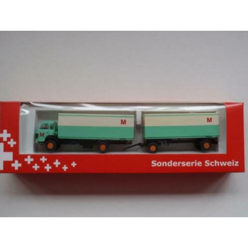 ROSKOPF Saurer D330 met aanhanger MIGROS