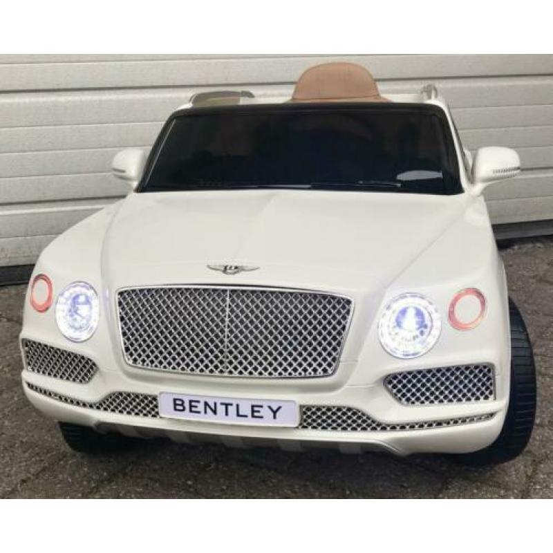 Bentley Bentayga Creme 12v Afstandsbed. / Leer / MP3/ bleuth
