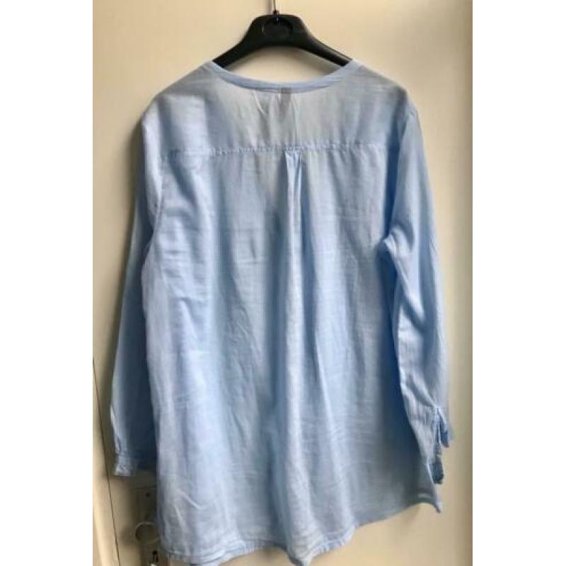 DIVIDED blouse Babyblauw / lichtblauw Maat 40