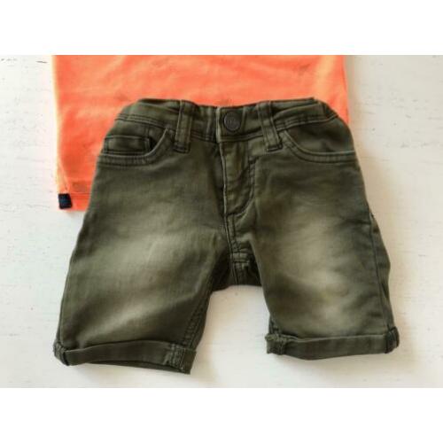 Korte broek short 92 WE izgs groen