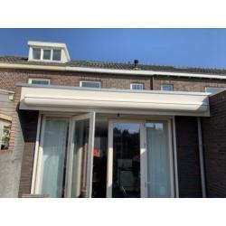 Zonnescherm met somfy motor 4meter x2,30meter