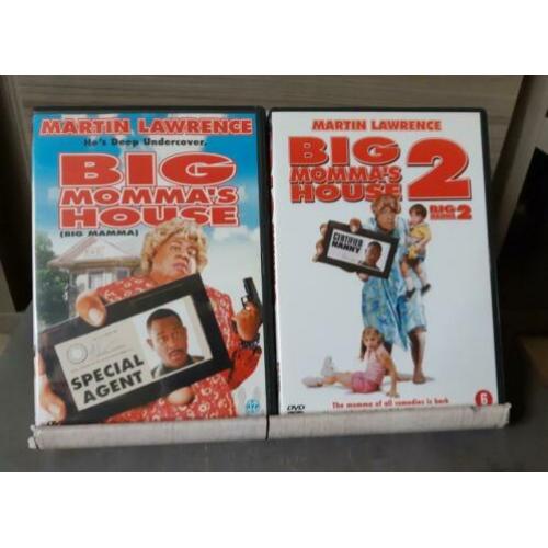 Big Momma's House 1 en 2 - Martin Lawrence - 2 dvd's 5,00