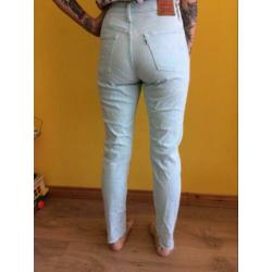 Levi’s mint groene Skinny broek denim