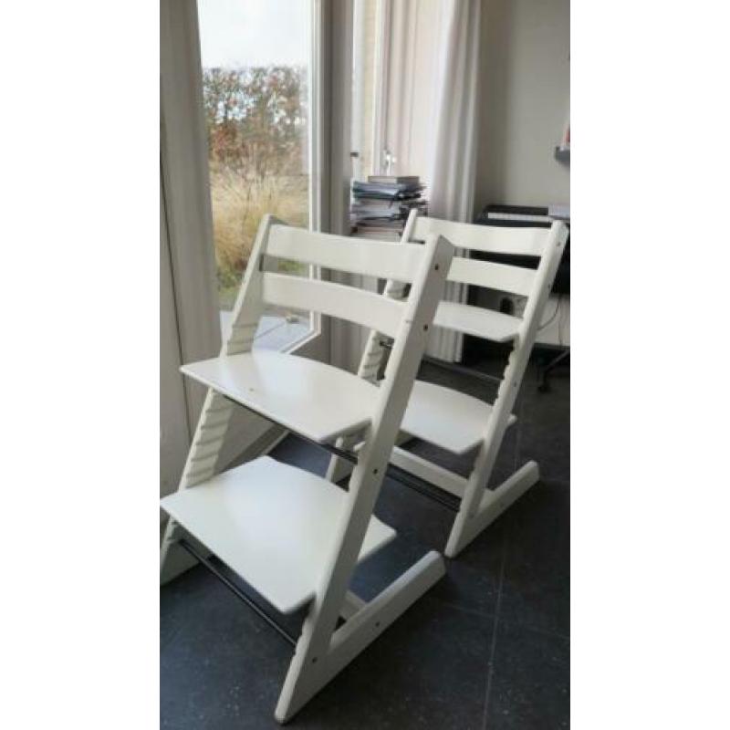 Kinderstoel Tripp Trapp - 2x wit