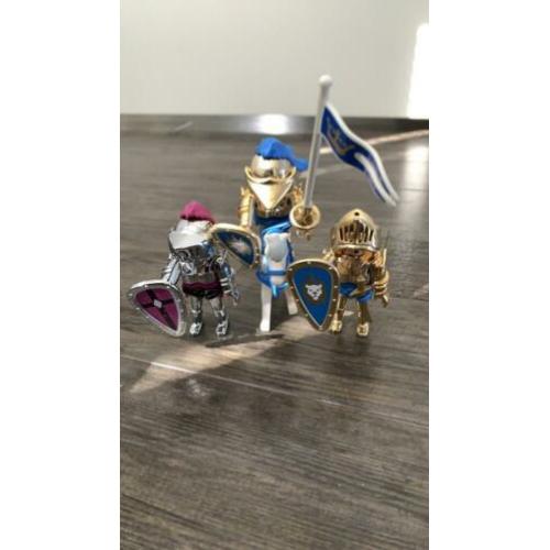 Playmobil ridders goud en zilver