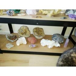 grote verzameling mineralen