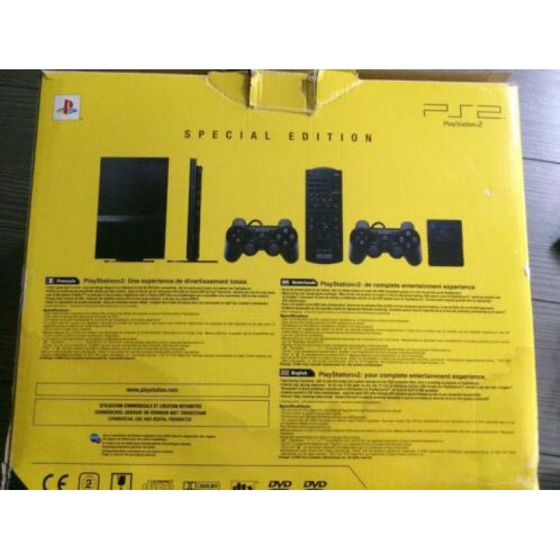Te koop: Zeer complete Sony PS2 Special edition + 9 spellen