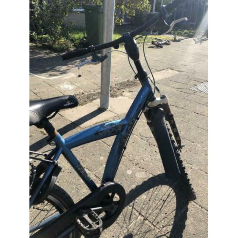 Blauwe Batavus kinderfiets 24 inch