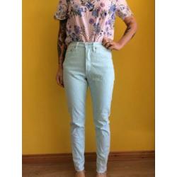 Levi’s mint groene Skinny broek denim