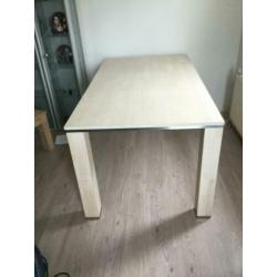 Eettafel white wash