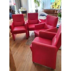 leren eetkamer stoelen