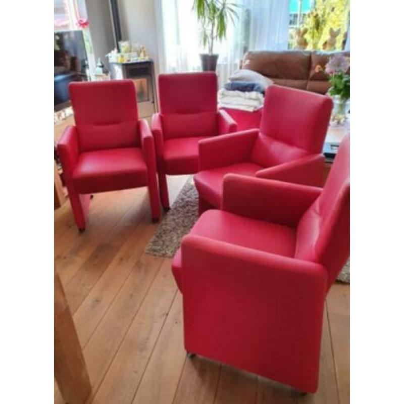 leren eetkamer stoelen