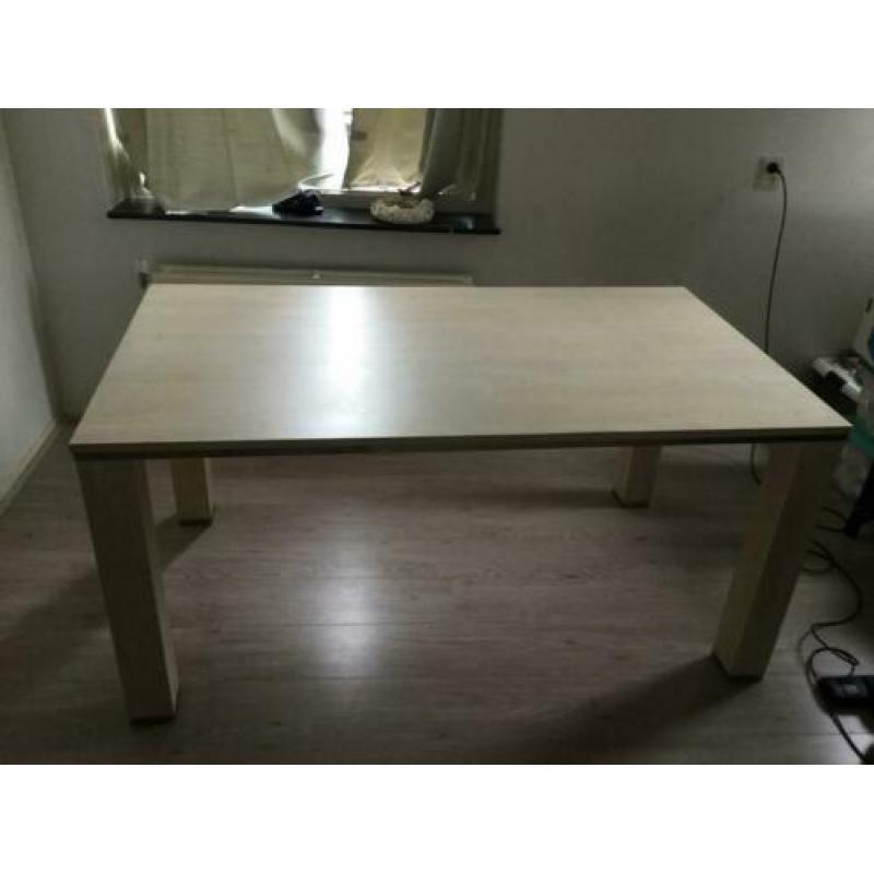 Eettafel white wash